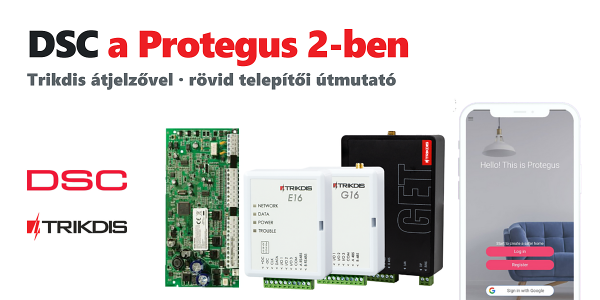 TRIKDIS modulo di comunicazione + Centrale d'allarme DSC – Guida rapida all'installazione