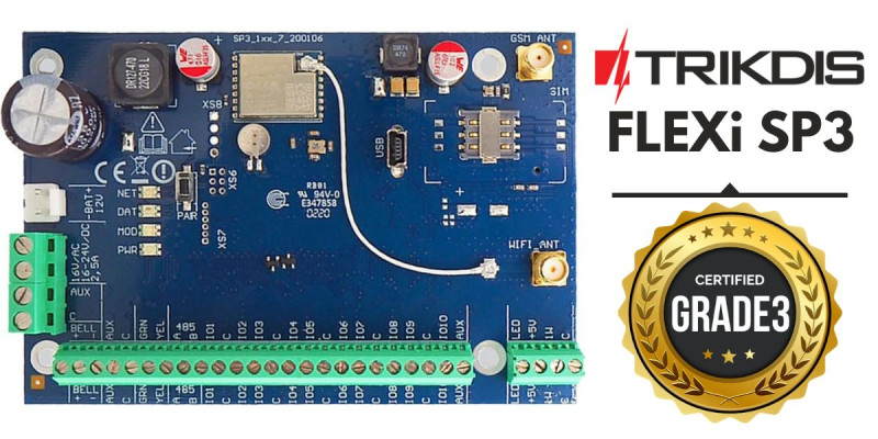 Trikdis FLEXi SP3 WiFi + 4G centrale d'allarme intelligente 2
