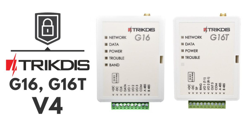 Trikdis G16T 4G GSM comunicatore intelligente (TIP-RING) 5