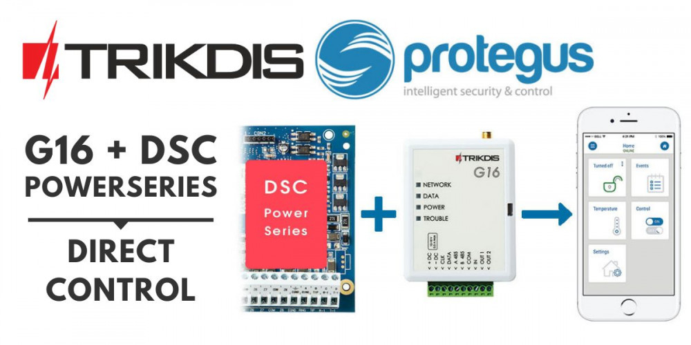 G16 – Controllo diretto per centrali d'allarme DSC PowerSeries
