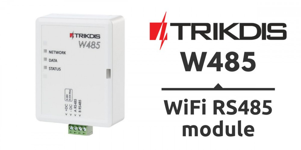 Lancio prodotto – Modulo WiFi RS485 Trikdis W485