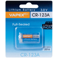 Batteria al litio CR123A 3 V (1300 mAh)