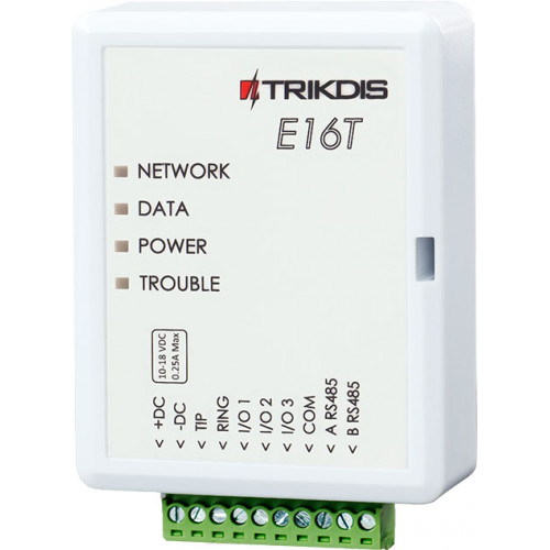 trikdis e16t ethernet comunicatore universale - modulo ip e16t 39