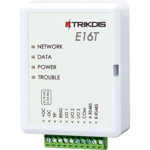Trikdis E16T Ethernet comunicatore universale - modulo IP